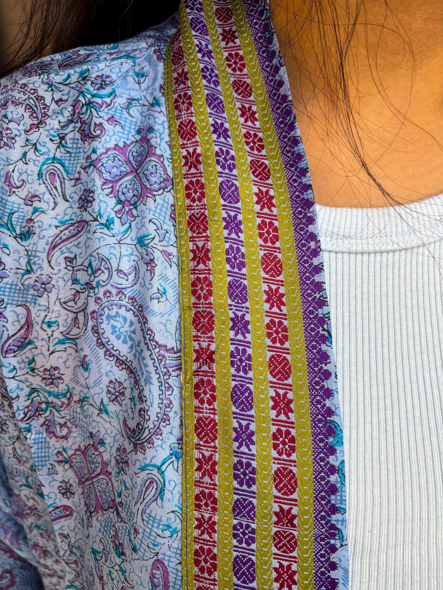 Handcrafted Kimonos Made from Vintage Silk Sarees