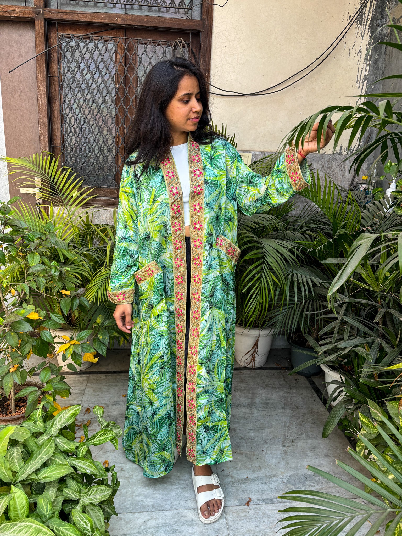 Handcrafted Kimonos Made from Vintage Silk Sarees
