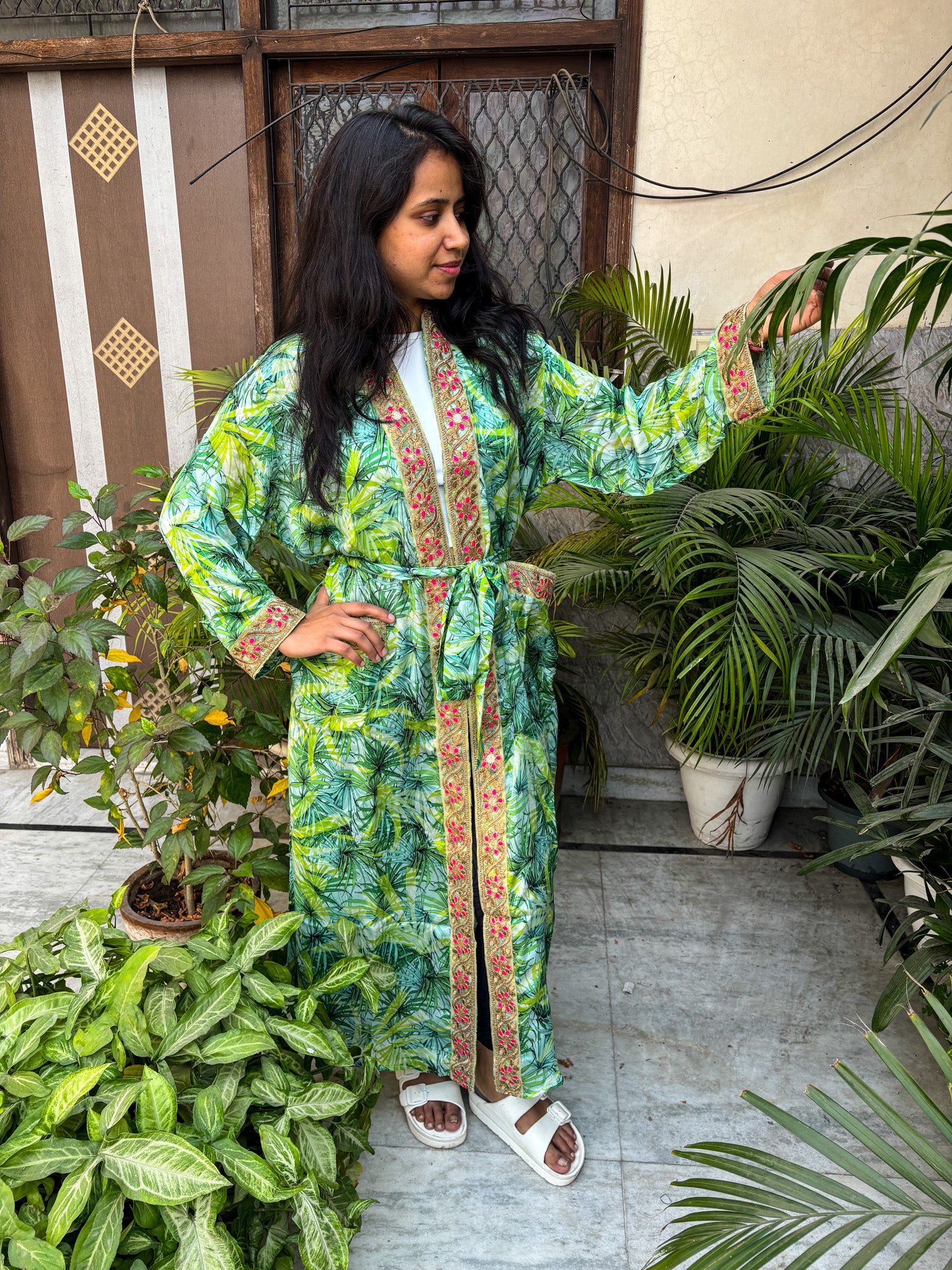 Handcrafted Kimonos Made from Vintage Silk Sarees
