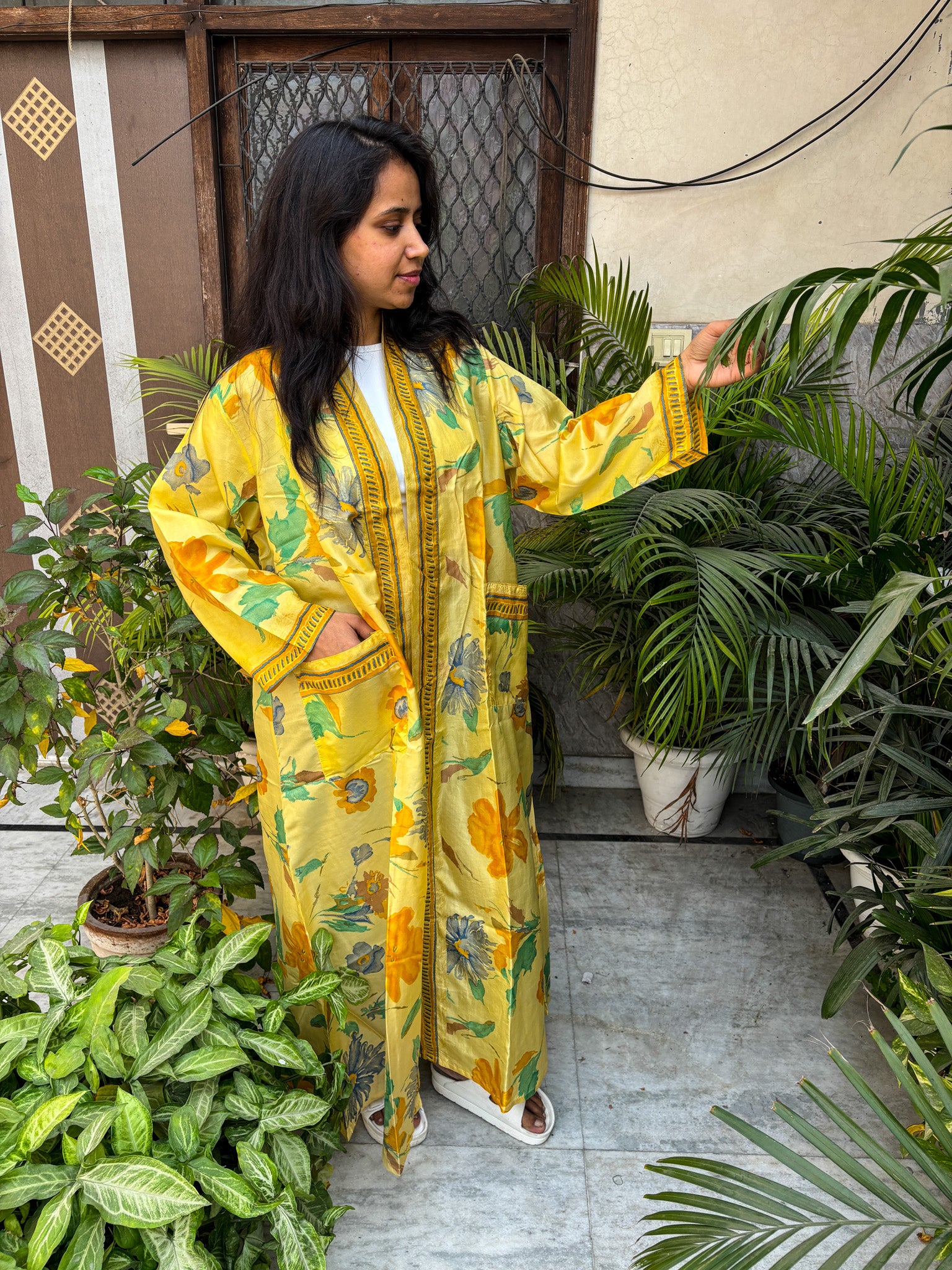 Handcrafted Kimonos Made from Vintage Silk Sarees