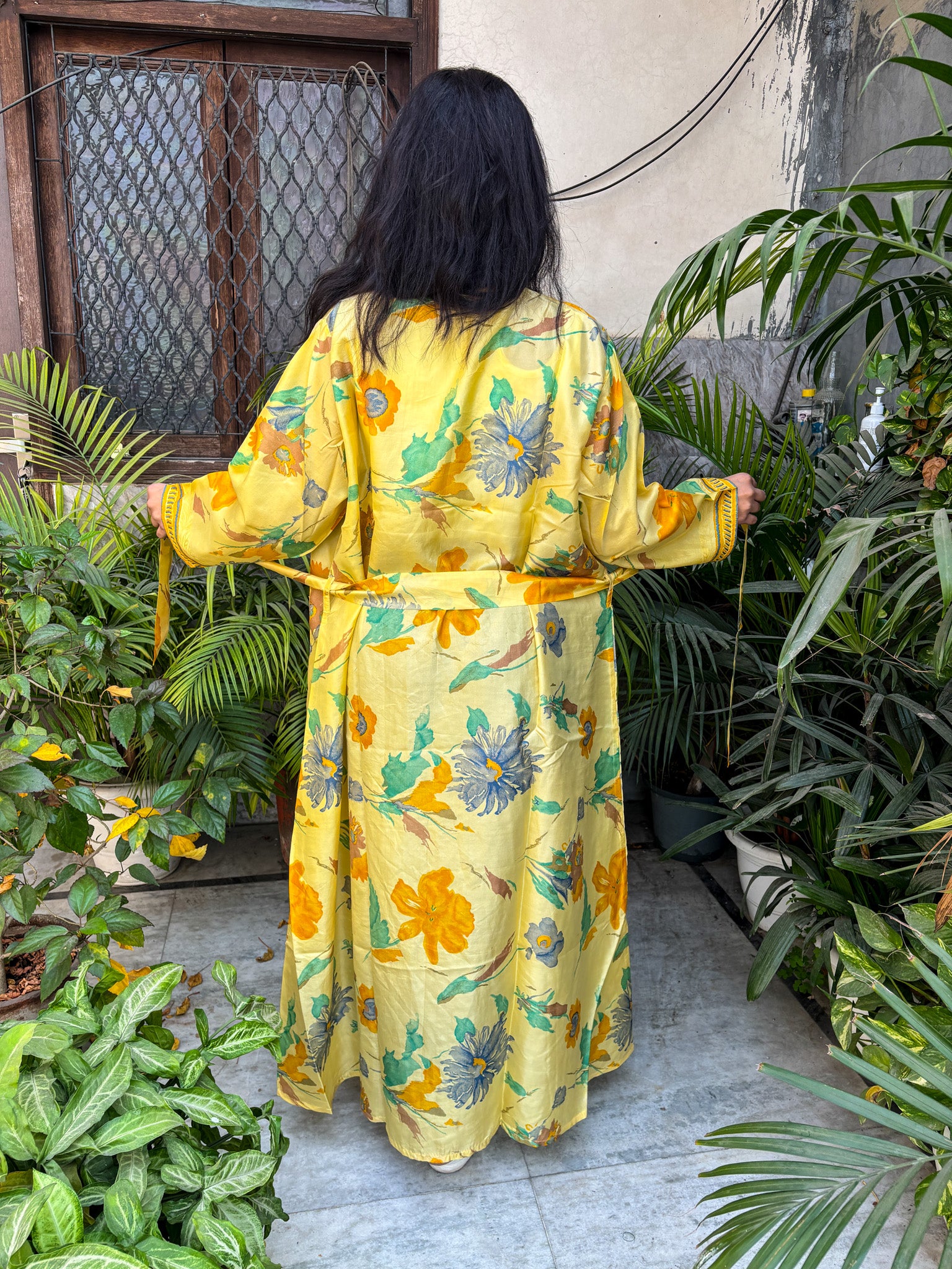 Handcrafted Kimonos Made from Vintage Silk Sarees