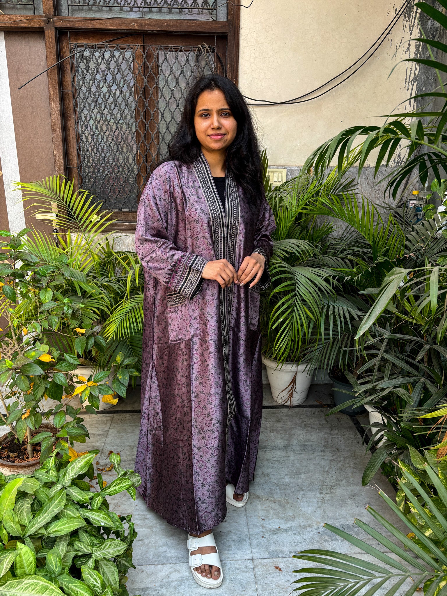 Handcrafted Kimonos Made from Vintage Silk Sarees