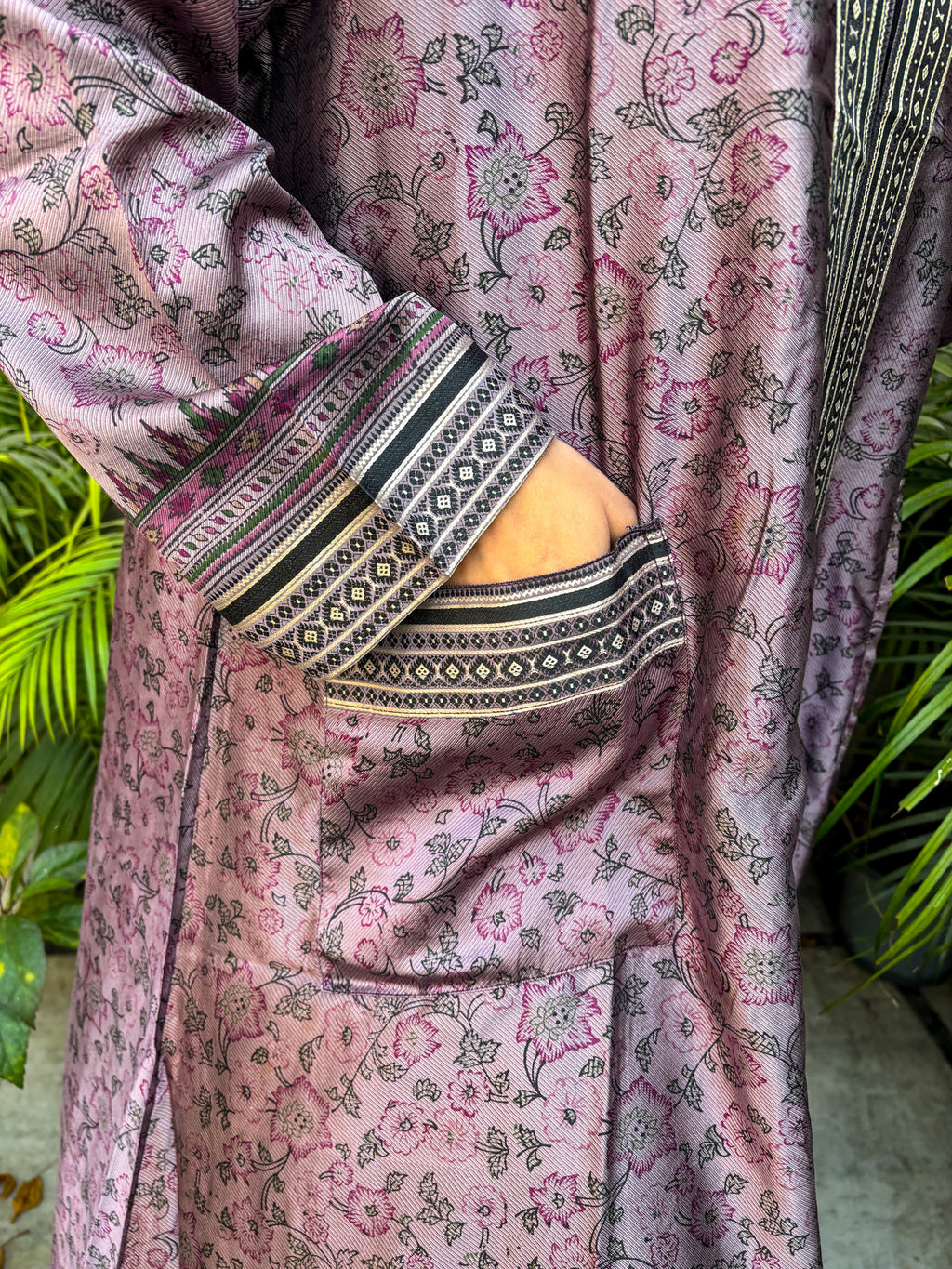 Handcrafted Kimonos Made from Vintage Silk Sarees