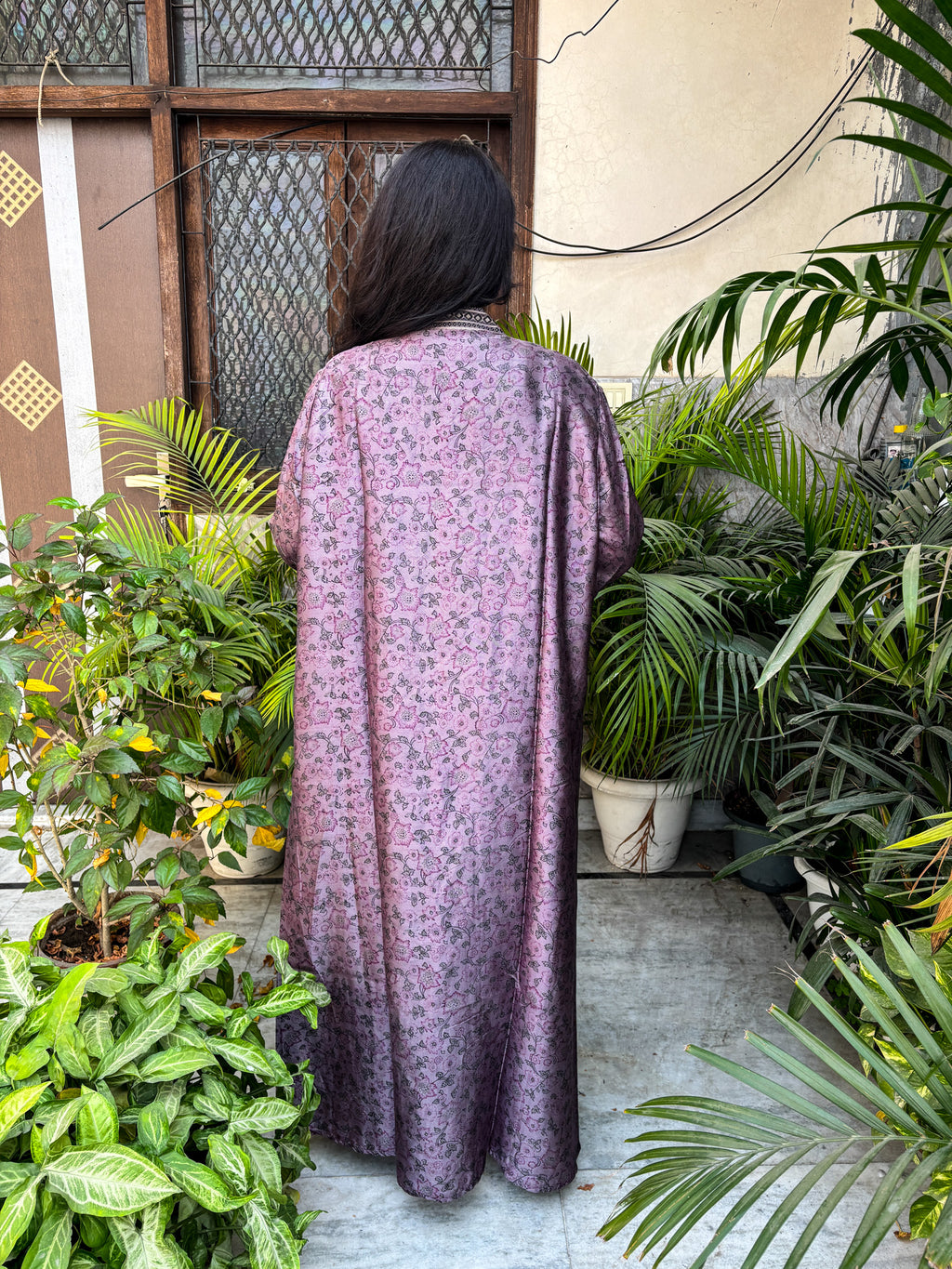 Handcrafted Kimonos Made from Vintage Silk Sarees