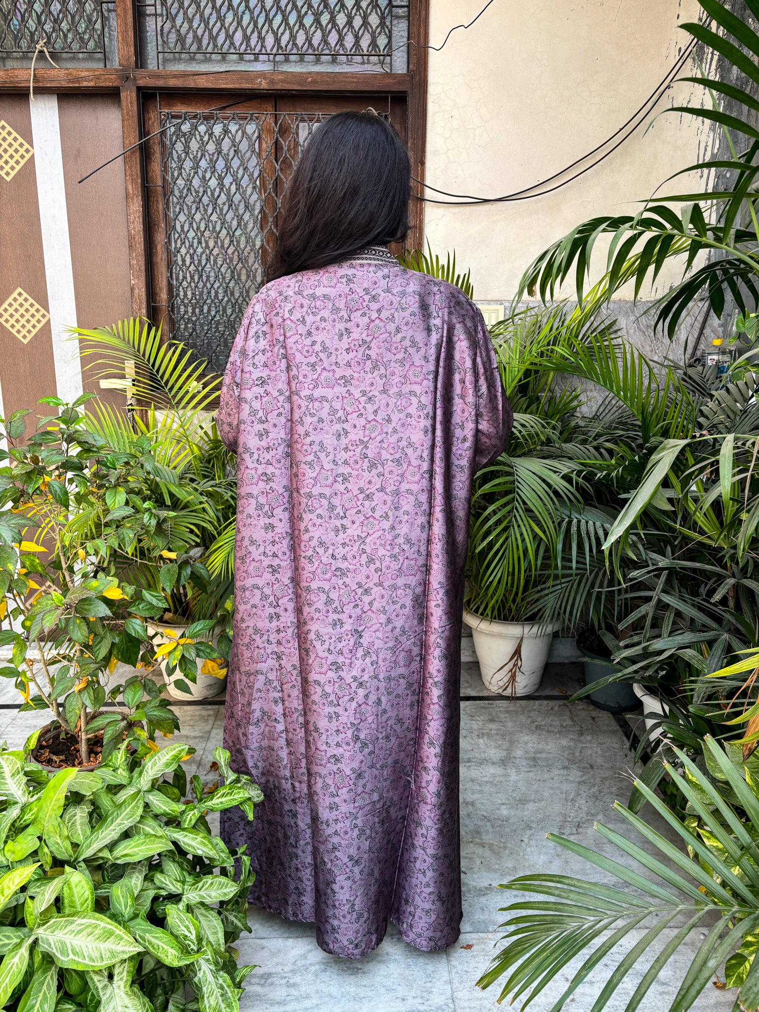 Handcrafted Kimonos Made from Vintage Silk Sarees