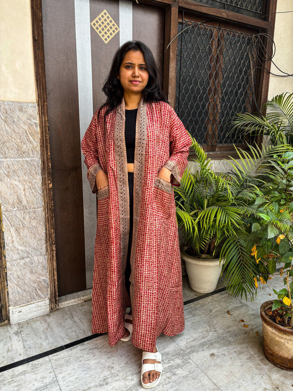 Handcrafted Kimonos Made from Vintage Silk Sarees