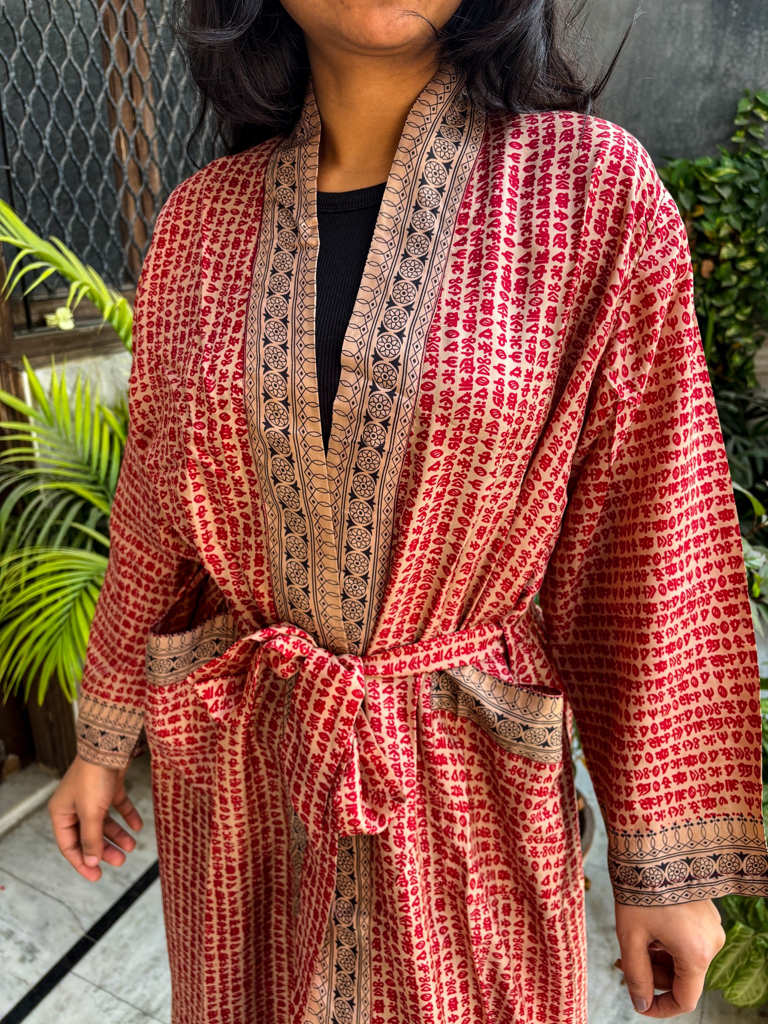 Handcrafted Kimonos Made from Vintage Silk Sarees