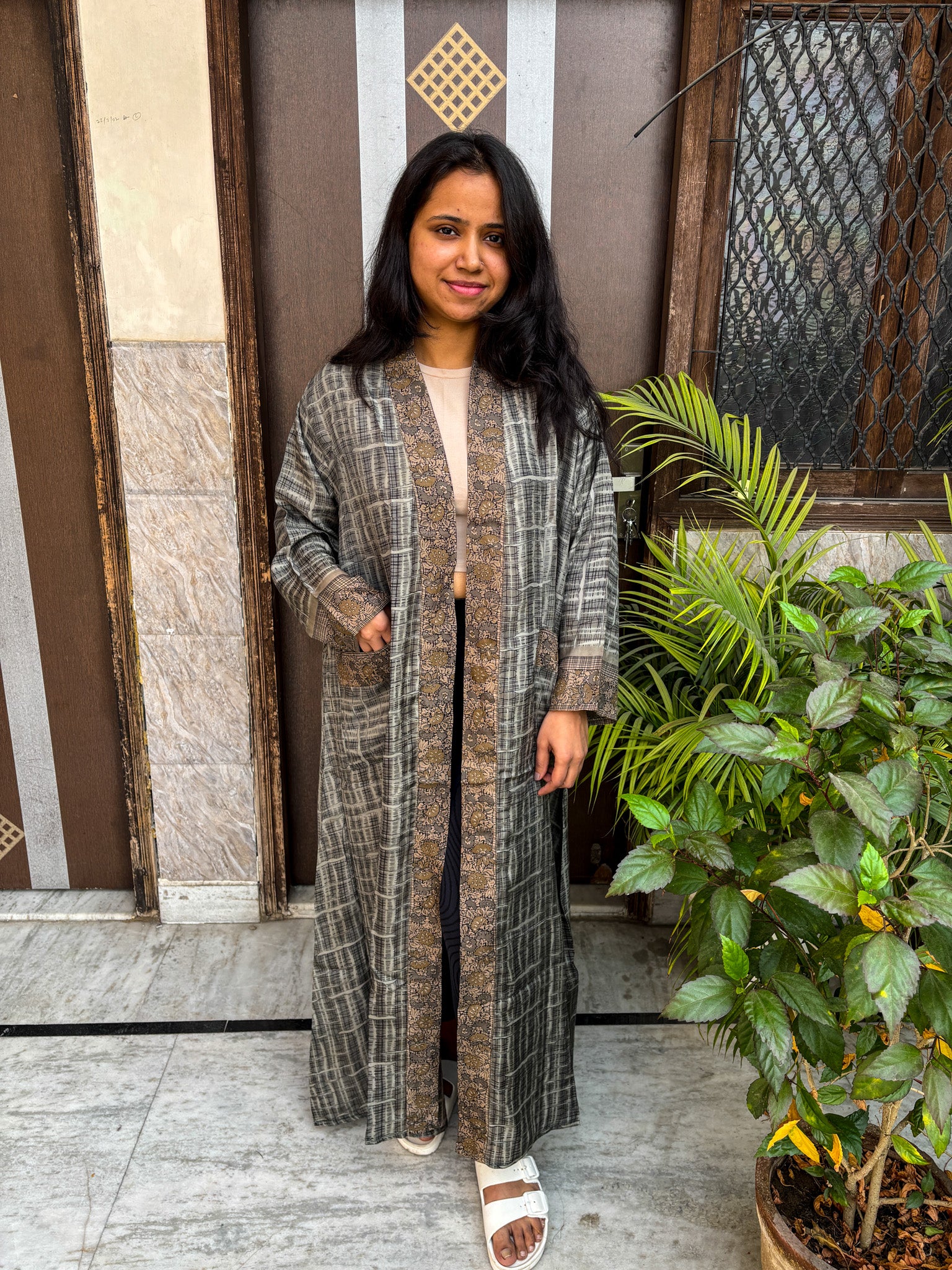 Handcrafted Kimonos Made from Vintage Silk Sarees