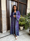 Handcrafted Kimonos Made from Vintage Moss Silk Sarees