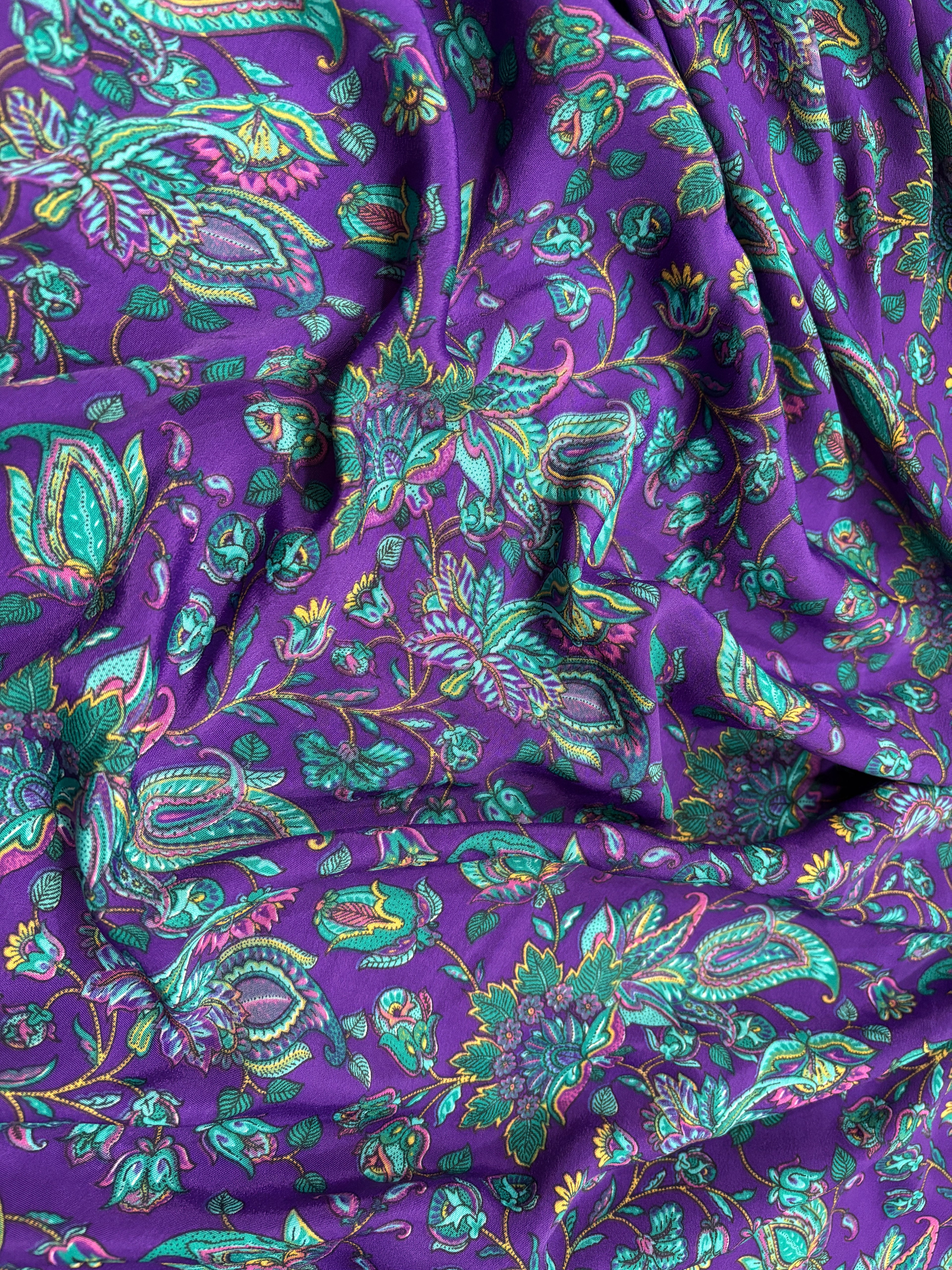 Handcrafted Kimonos Made from Vintage Moss Silk Sarees