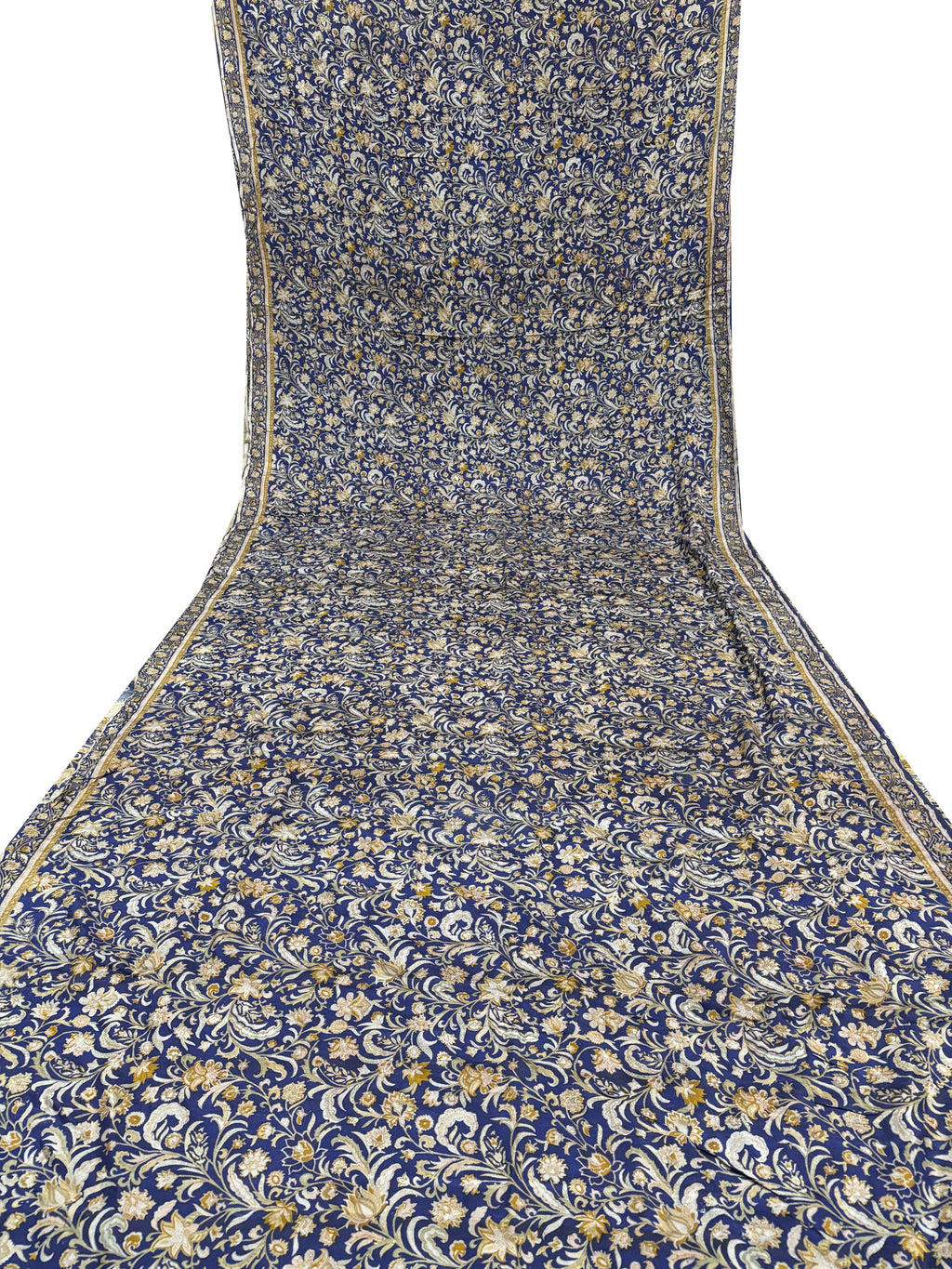 Vintage Blue Silk Saree