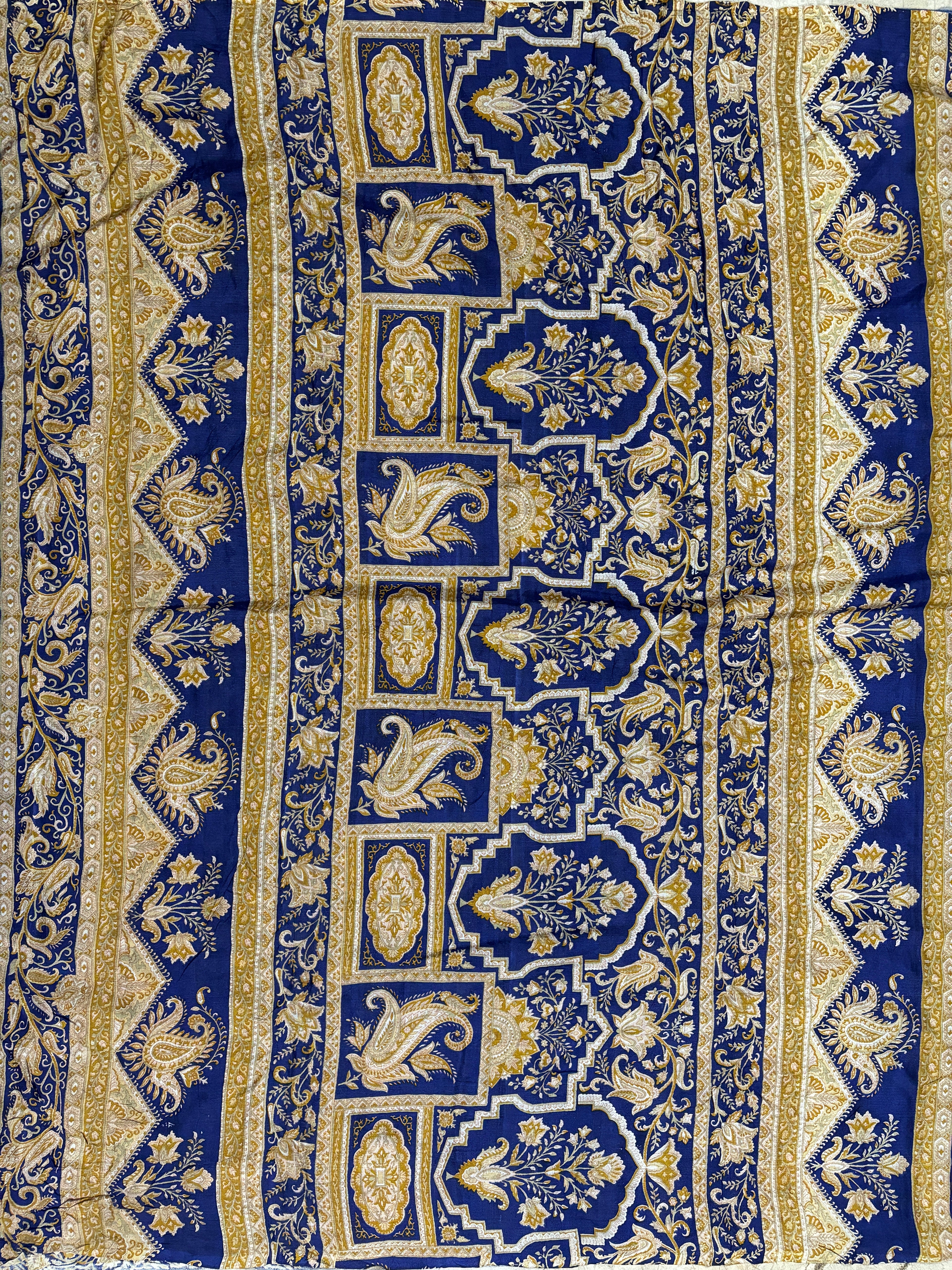 Vintage Blue Silk Saree