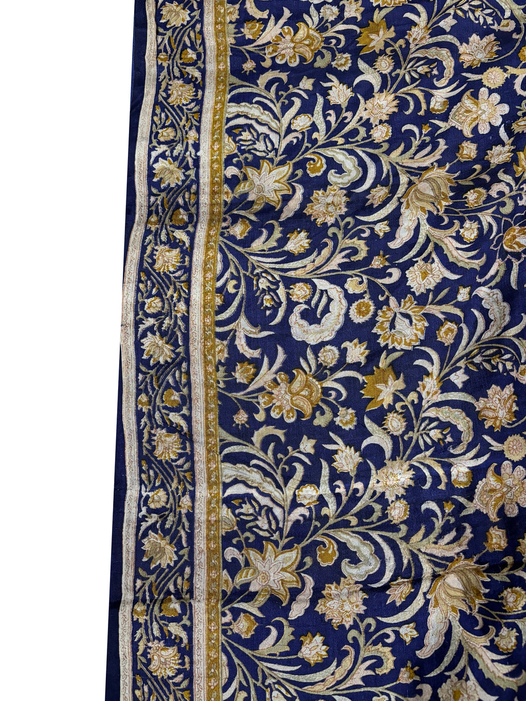 Vintage Blue Silk Saree